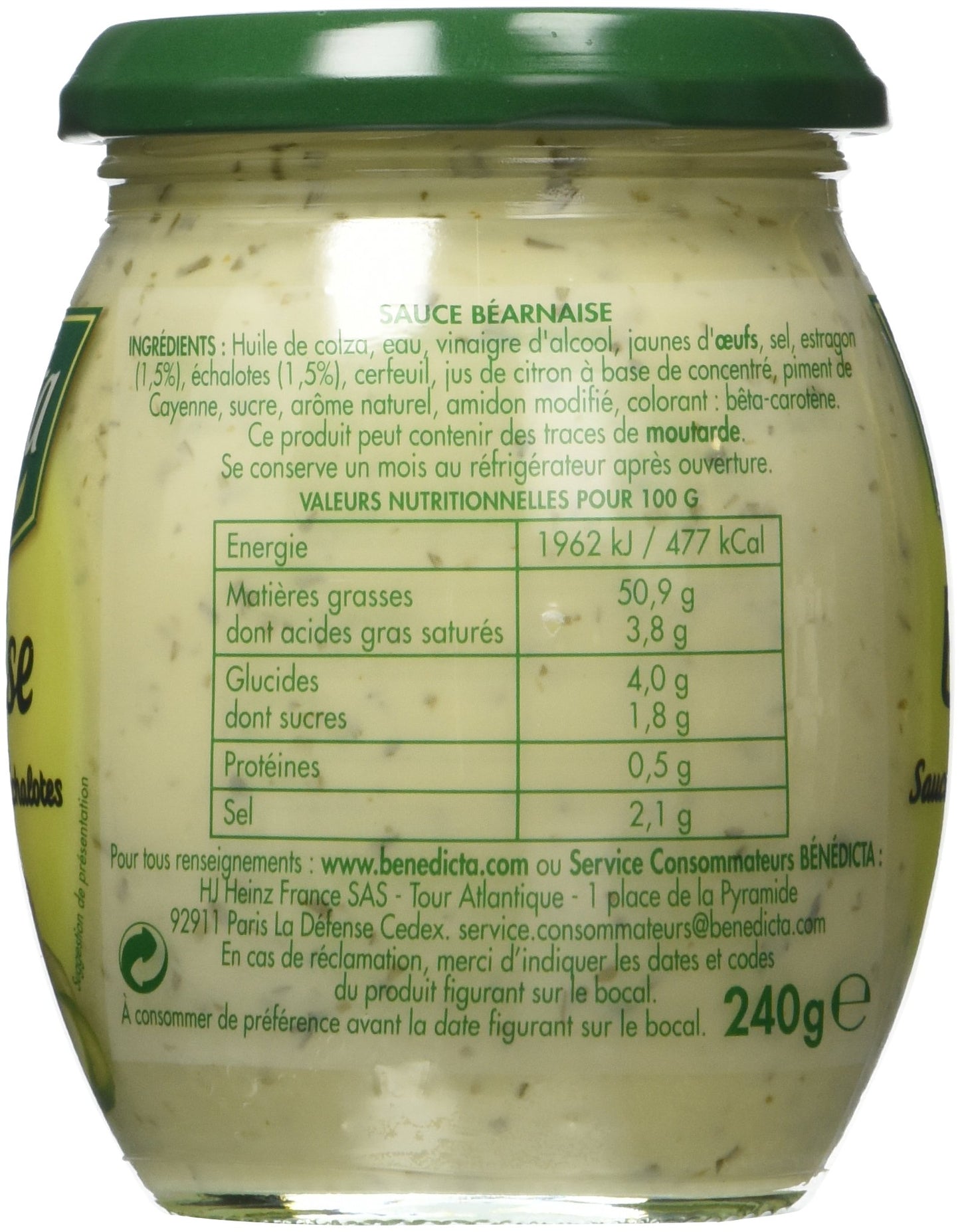 B  n  dicta Gourmet B  arnaise Sauce for Broiled or Grilled Meats