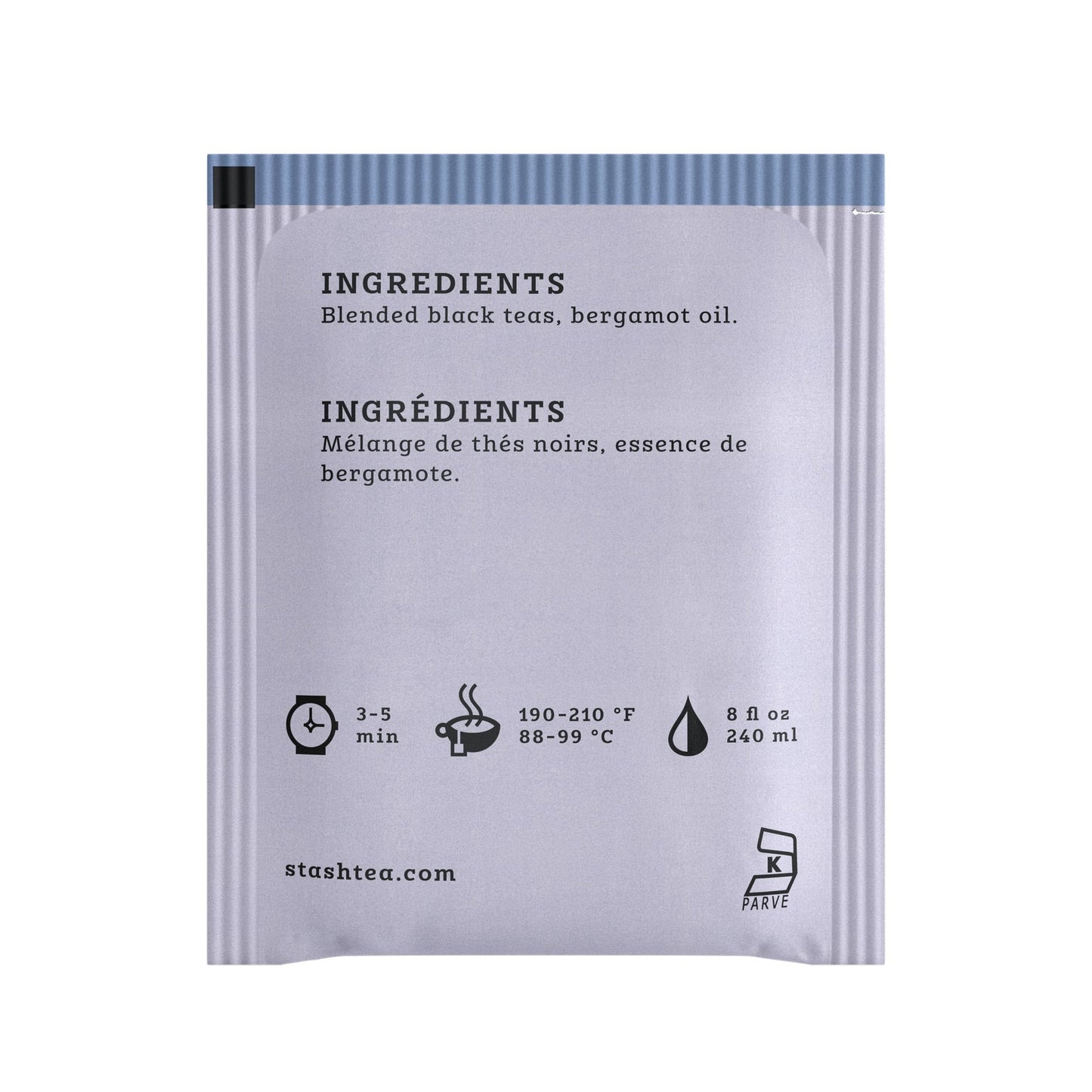 Stash Tea Earl Grey Black Tea - 100 Count Box (Packaging May Vary)