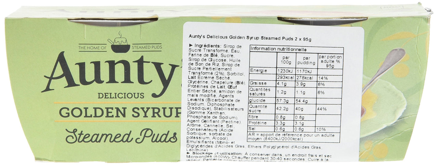 Auntys Golden Syrup Pudding