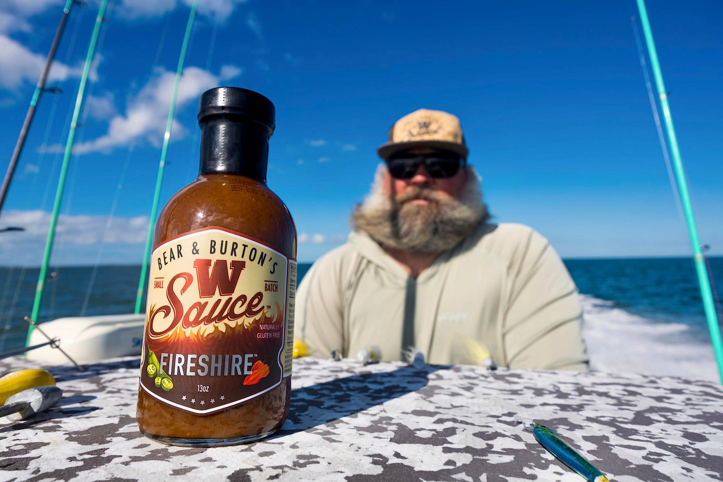 Bear & Burton s W Sauce + Fireshire, Two Pack Fireshire and Original W Sauce, 12 Fl oz Bear and Burtons W Sauce + Fireshire, Tw