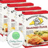 Kentucky Kernel Seasoned Flour Mix Coating Bulk 10 oz (4-Pack), 40 Total Ounces, Chicken, Chops, Beef, Seafood, Vegetables, Frie