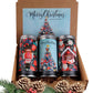 La Tea Dah Merry Christmas Tea Gift Set, Gourmet Holiday Tea Assortment, 3 Full Sized Tins, 36 Sachets
