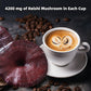 GANOHERB Mushroom Coffee Alternative Cappuccino Mix, Instant Superfood Drink, 11.1oz, 15 Count