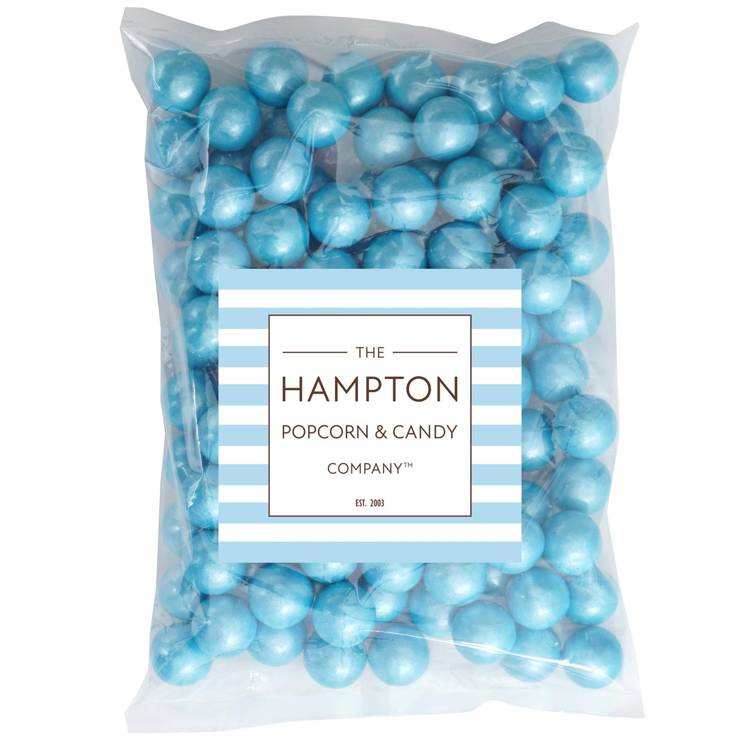 Light Blue Shimmer Gumballs 1 Inch Gumballs, 2 Pound Bulk Blue Candy (Approx. 110 Pieces), Light Blue Candy, Gumballs 1 Inch Blu