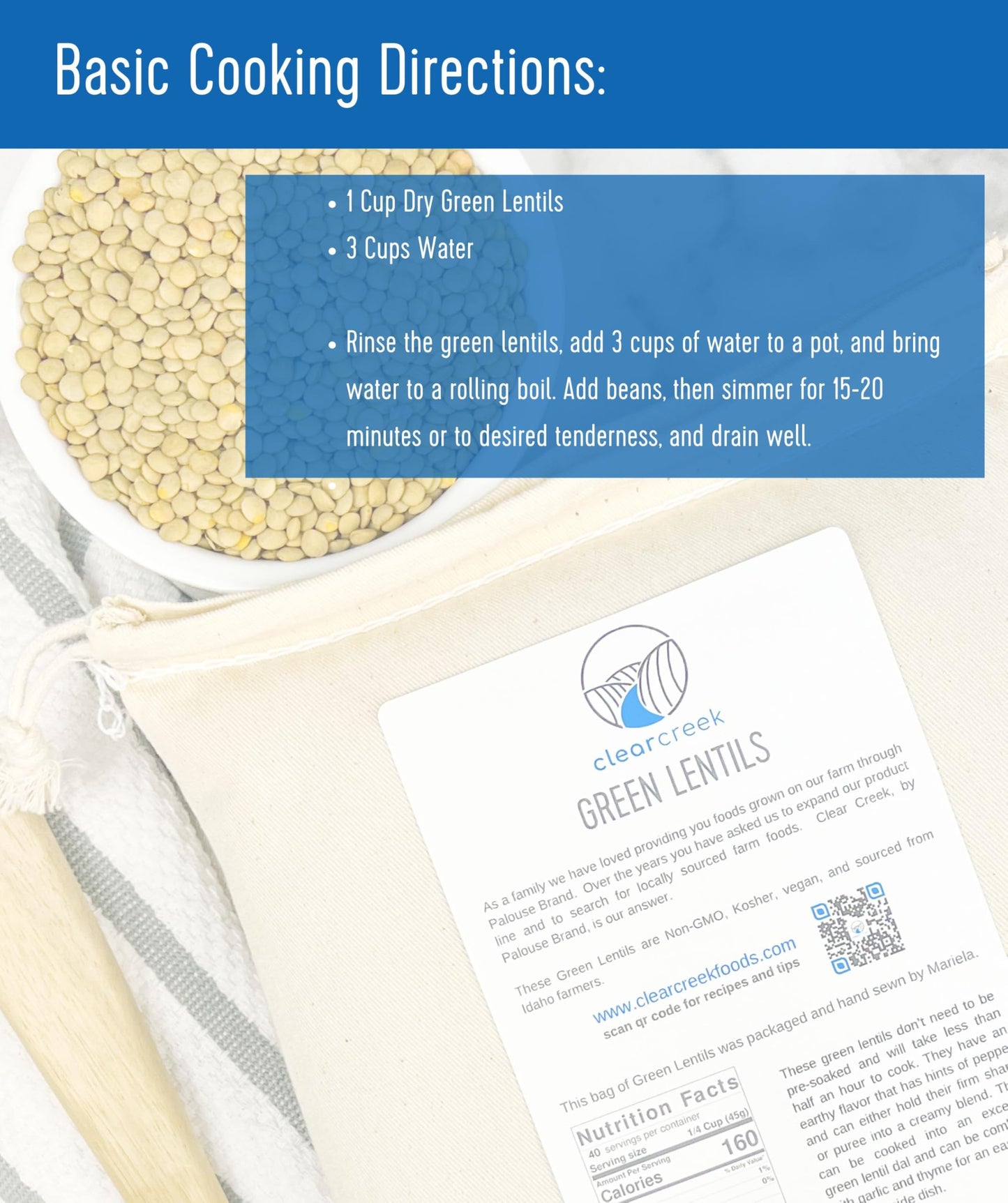 Red Lentils | Green Lentils | Black Beluga Lentils | 12 Lbs Total | Non-Gmo | 100% Non Irradiated | Kosher | Usa Grown | Vegan