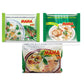 Mama Oriental Style Instant Noodles Mix Flavor Bundle Package Total 30 Packs (3 Flavor Clear Soup Mix (Flat Noodle, Rice Vermice