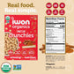Iwon Organics Protein Crunchies - Plant-Based Protein Low Sugar Gluten & Dairy Free Non-Gmo Organic Breakfast Cereal - Cinnamon