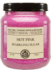 India Tree, Hot Pink Sparkling Sugar, Canister | Shimmery Sugar Sprinkles for Baking and Decorating | 3.4 Lb (Pack of 2)