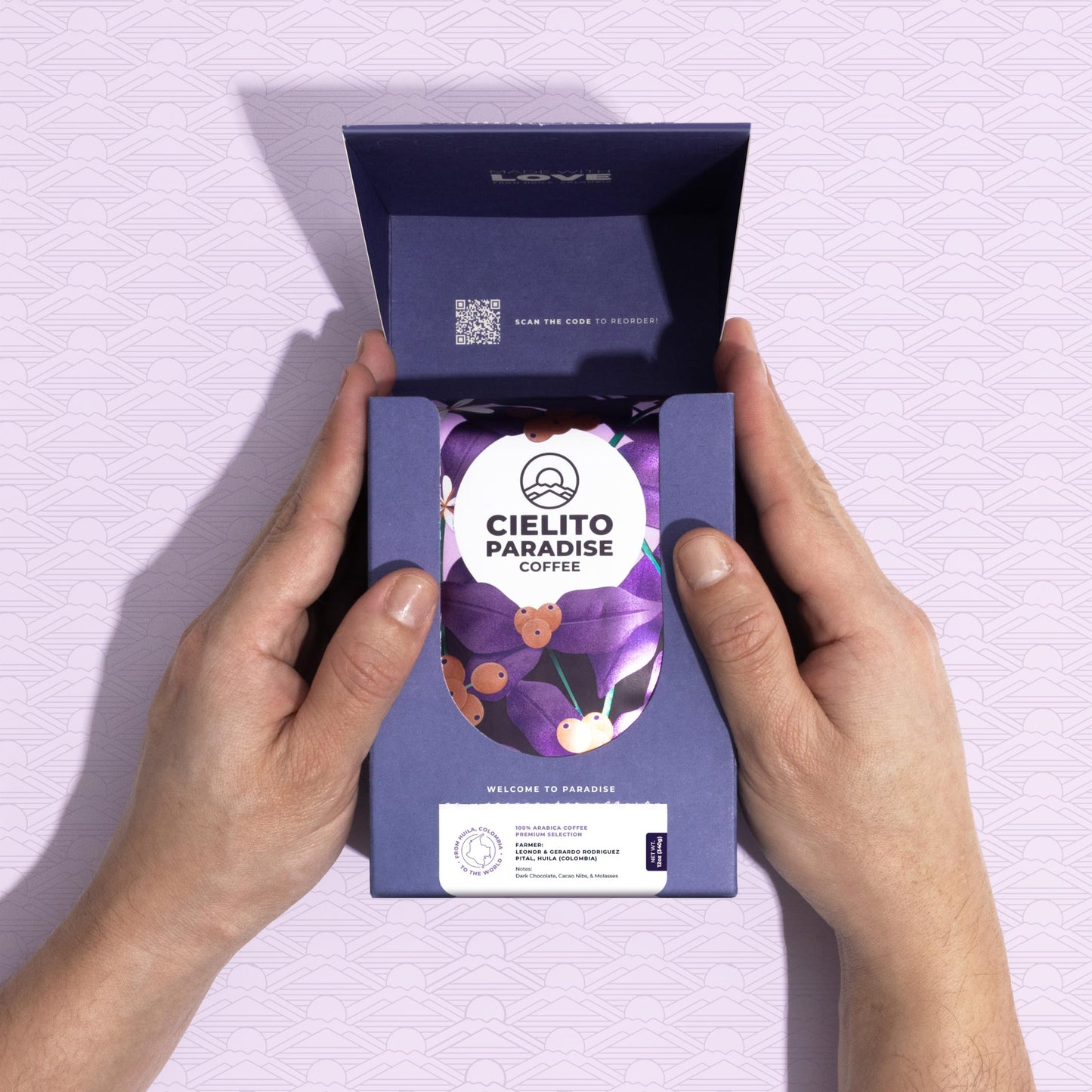 Castillo, Dark Roast Cielito Paradise Coffee Whole Bean Huila Colombia Single Origin, Versatile And Savory With Notes Of Dark Ch