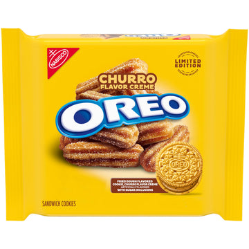 Oreo Churro Creme Sandwich Cookies, Limited Edition, 10.68 oz