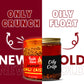 Chili Crisp No-Floating Oil (3 Bottles Medium Hot) Spicy Chilli Crisp Crunch. Crispy Garlic & Onion ''No-Oil'' Chili Oil Crisp B