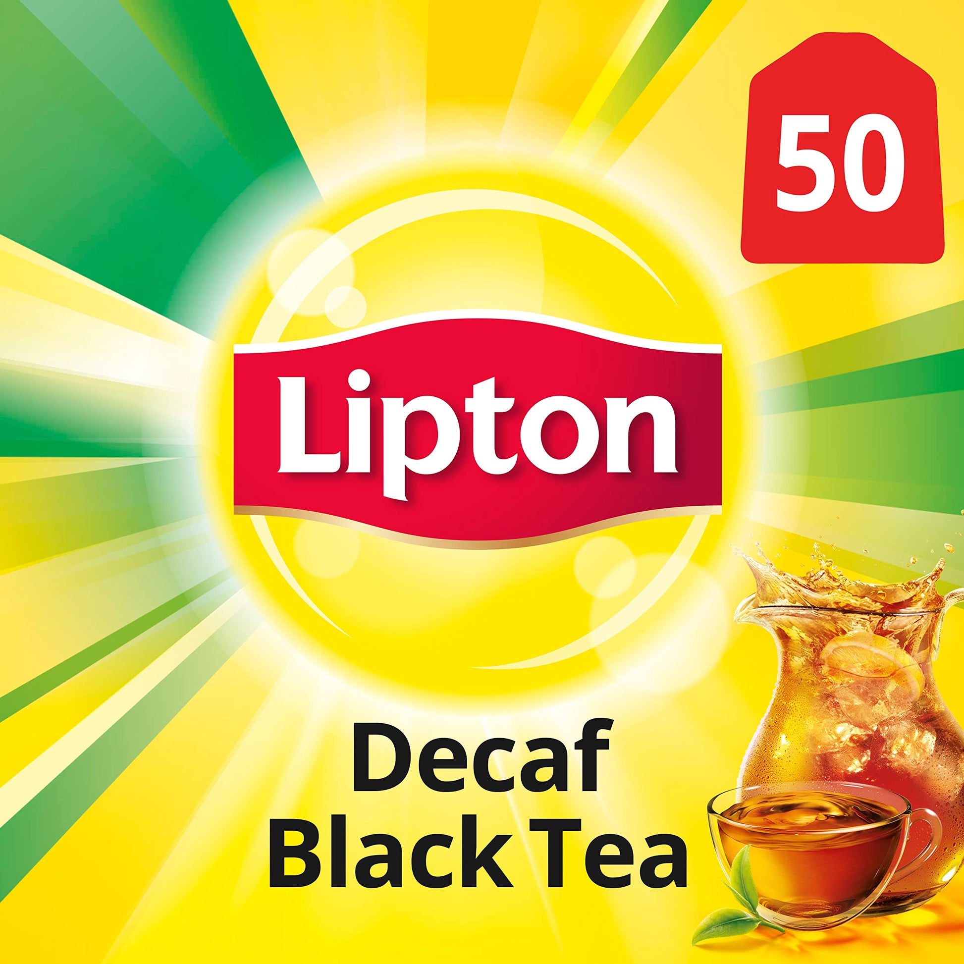 Lipton Black Tea Bags Decaffeinated 50 Count - One Color - Model A2AWorld