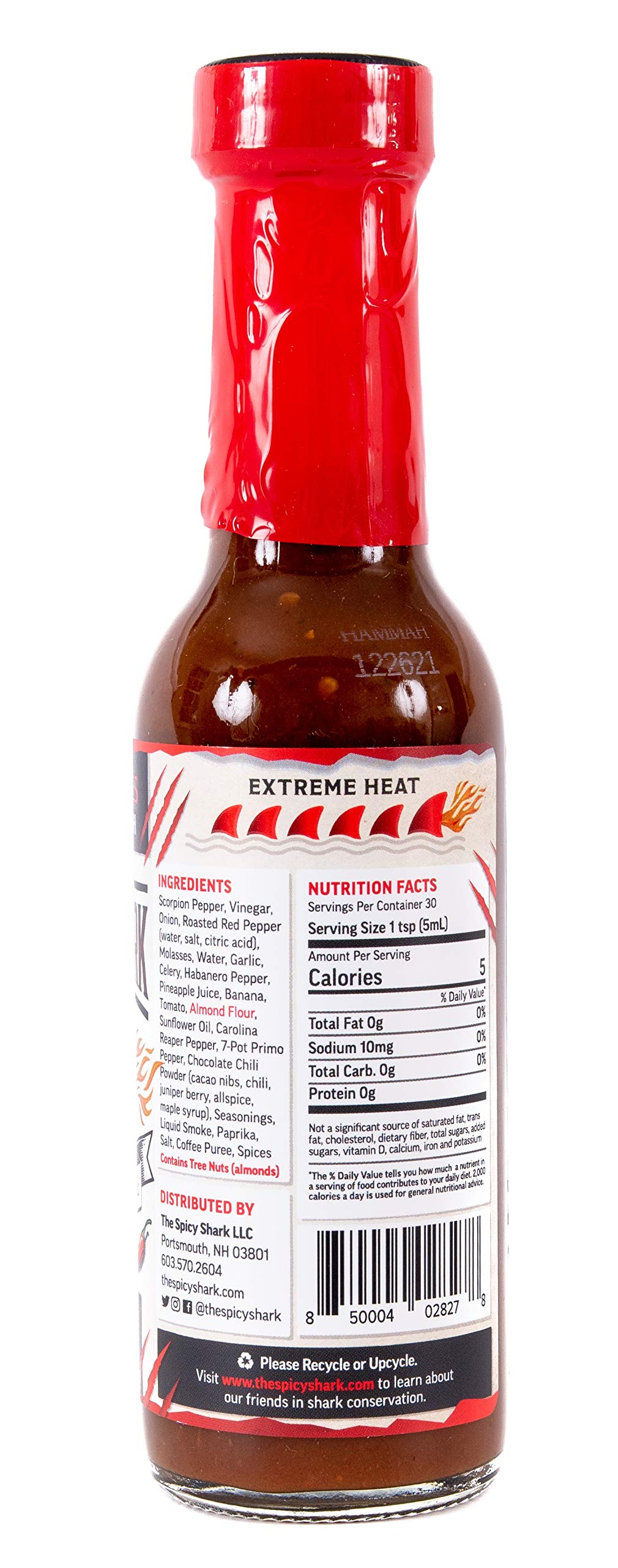 Hammah Gatah Extreme Heat Hot Sauce - Made with Scorpion Pepper, Habanero, Carolina Reaper Pepper & 7-Pot Primo Pepper - Brand F