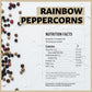 Salt And Pepper For Grinder Refill, Rainbow Peppercorns Whole 4.9Oz + Pink Himalayan Salt 12.3Oz, Rainbow Peppercorns For Grinde