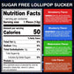 Amos Tastysounds Audio Music Lollipop Candy - Singing Music Lollipop Suckers, Sugar-Free, 4-Pack Variety (Strawberry, Blueberry,