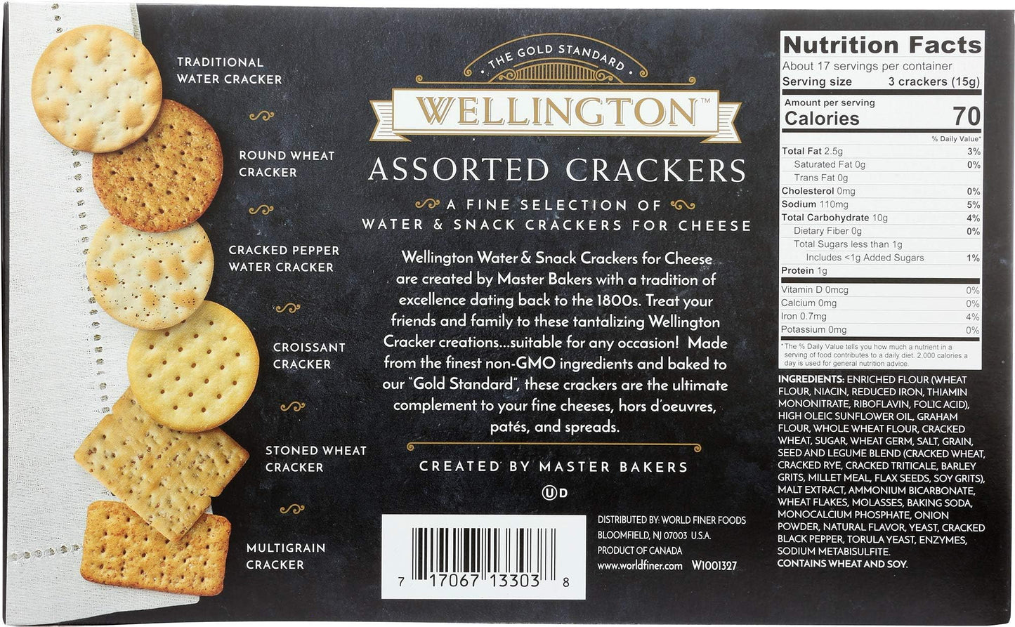 Wellington Abc Assorted Crackers, 8.8-Ounces (Pack Of 12)