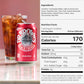 Dr. Browns Black Cherry Soda - Gourmet Craft Soda - 24 Cans - 12 oz Each - Kosher