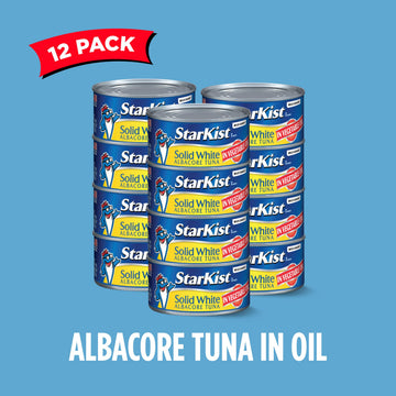 StarKist Solid White Albacore in Oil - 12 oz Can ( Pack of 12)