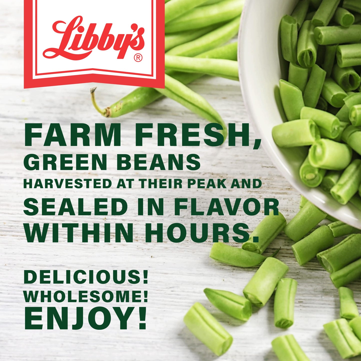 Libby s Naturals Cut Green Beans | No Added Salt, No Added Sugar | Naturally Delicious, Mild & Subtly Sweet | Crisp-Tender Bite