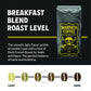 Warpath Coffee Medium Roast Ground Coffee, Breakfast Blend, High Caffeine, Extra Strong Roasted 100% Arabica Coffee Ground Beans, Rich Aroma, Full Bodied Intense Cup, Created By Navy Seals, 12Oz