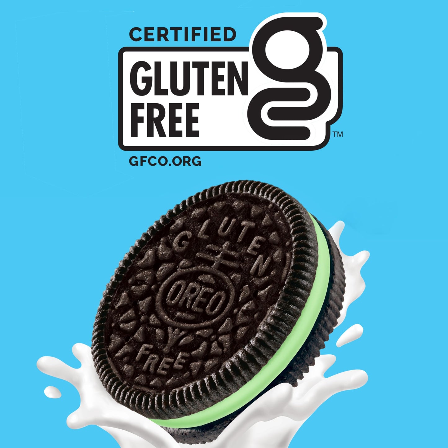 Oreo Gluten Free Mint Creme Chocolate Sandwich Cookies, Gluten Free Cookies, 12 - 12.47 Oz Packs