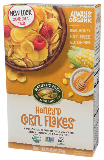 Natures Path Organic Cold Honeyd Corn Flake Cereal, 10.6 Ounce - 12 Per Case.12