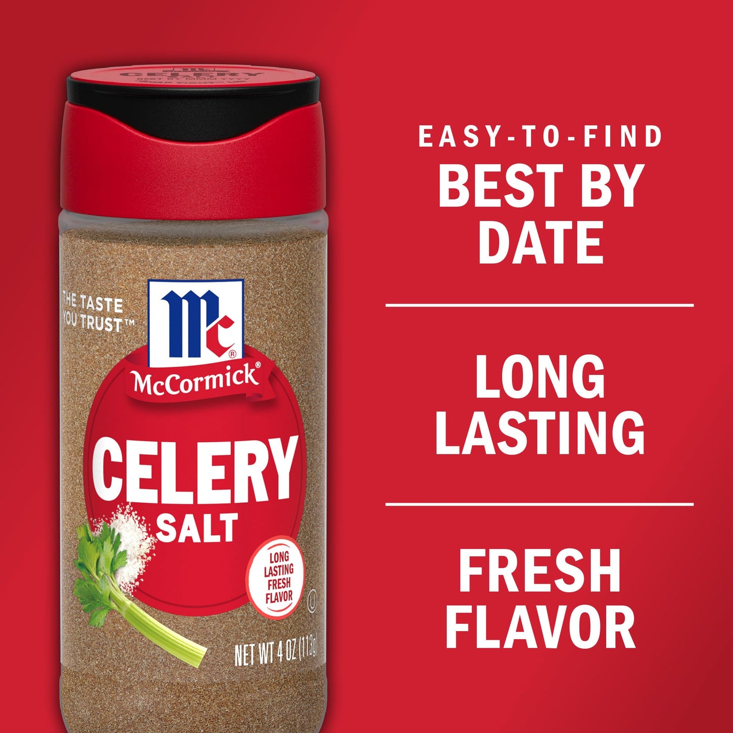 McCormick Celery Salt, 4 oz (Pack of 6)