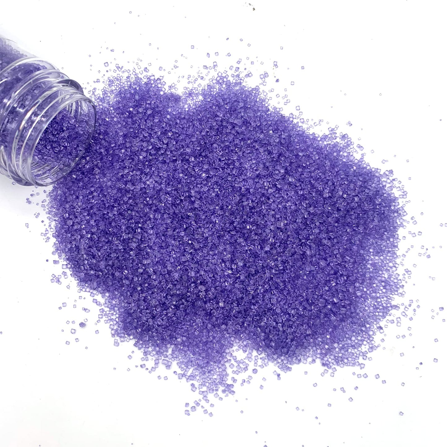 Edible Purple Sanding Sugar Sprinkles Cupcake Cake Toppers, Celebrations Candy Pearls Shaker Jar Wedding Party Cake Dessert Food