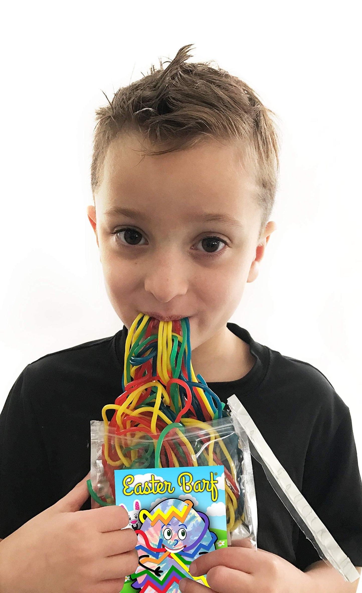 Easter Barf Rainbow Lace Licorice Funny Unique Easter Basket Gag Gift Candy For Birthday Girls, Boys And Teens