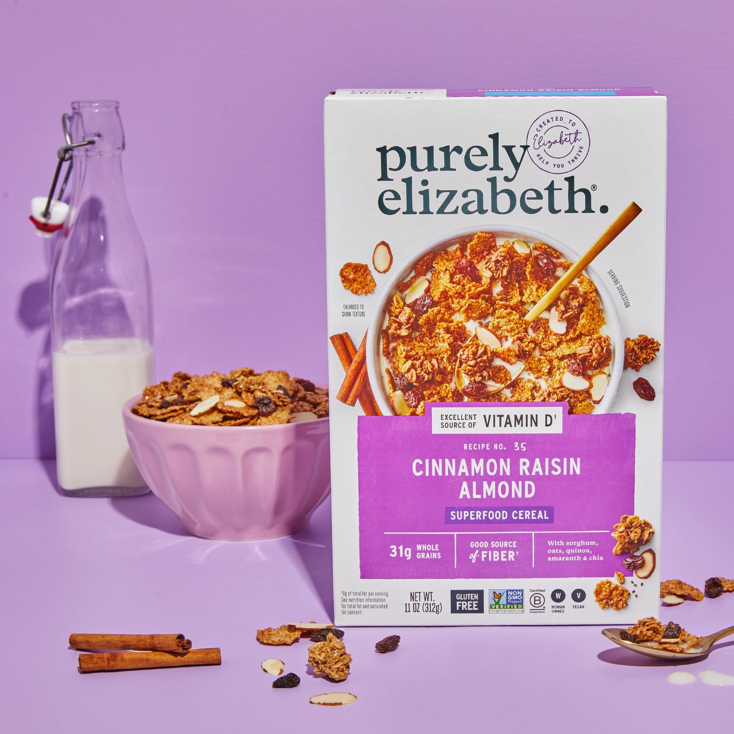Purely Elizabeth Oatmeal Raisin Cereal, 11 Oz