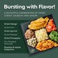 Cravers Delight Assorted Nuts Gift Basket - 8 Ounce Holiday Nut Sampler with Walnuts, Cashews, Peanuts, Pistachios, Almonds