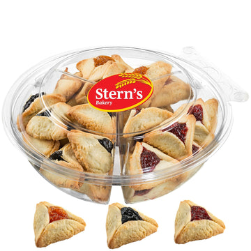 Stern'S Bakery Hamentaschen Purim Gifts | Mishloach Manot | Shortbread Cookies With Apricot, Raspberry,Prune Filling |Shalach Ma