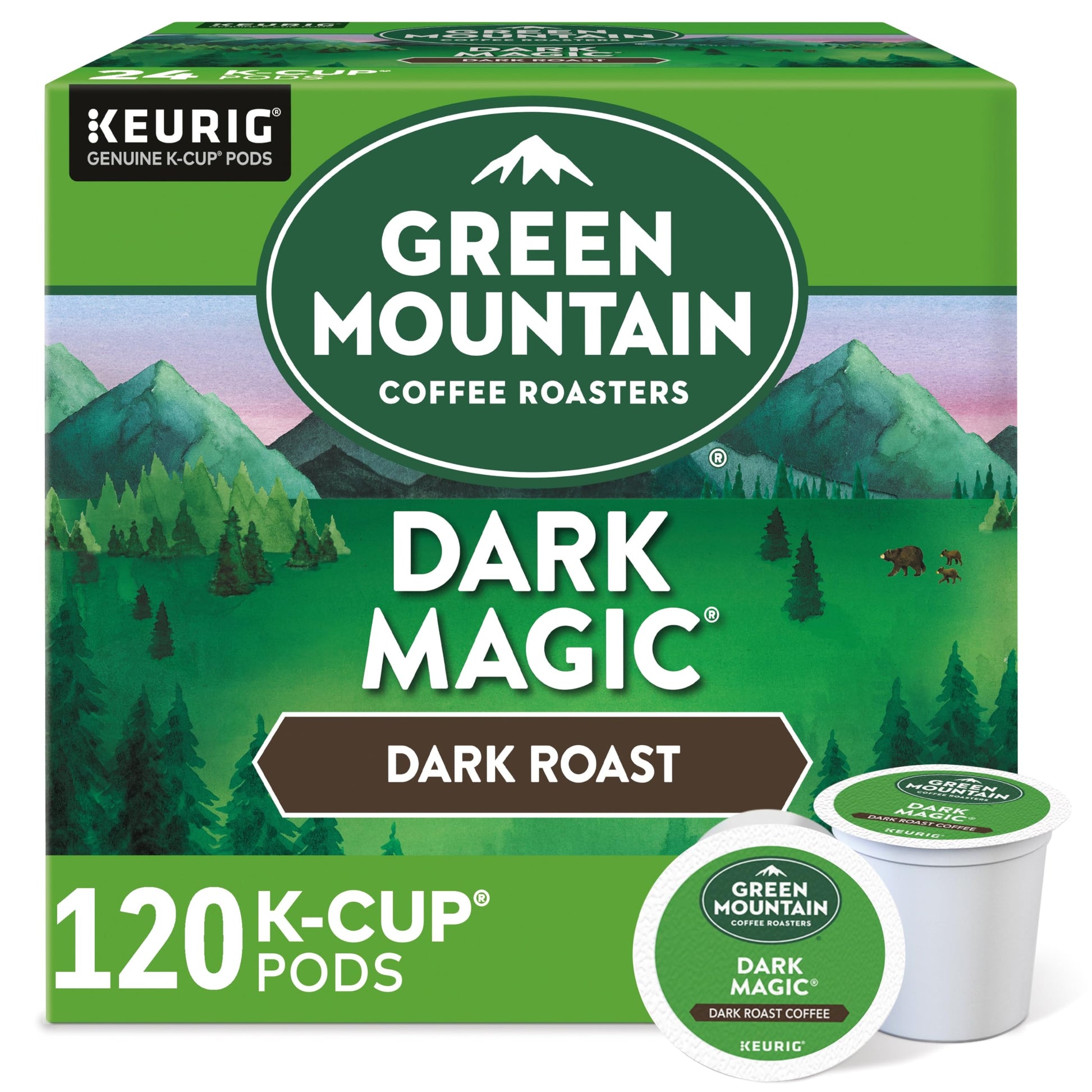 Green Mountain Coffee  Dark Magic (Extra Bold)  120-Count K-Cups For Keurig Beverage Makers