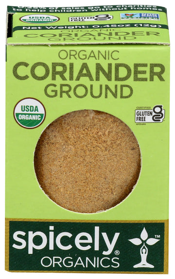 Spicely Organic Coriander Powder (0.45 Oz Ecobox)