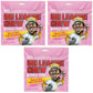 Big League Chew Pink Lemonade Bubble Gum 3-Pack - 2.12oz Packets - Softball Candy