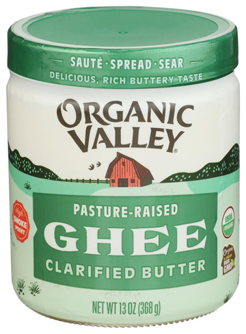 Organic Ghee, Clarified Butter, 13 Oz