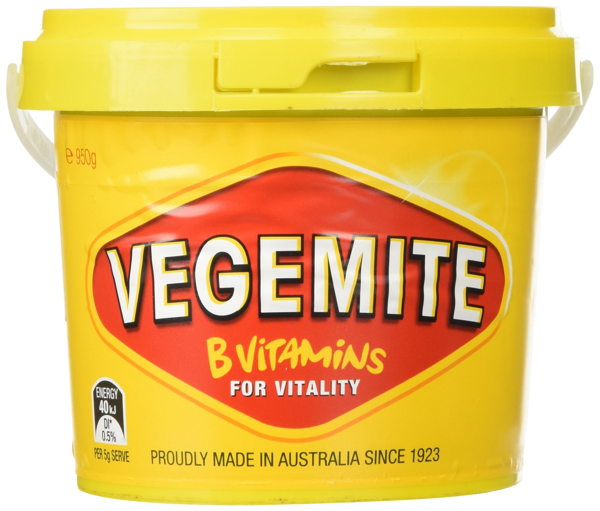 Vegemite Yeast Extract Spread – 950g Tub – Rich in B Vitamins – Made in Australia