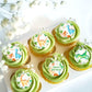 Cyodoos 40 Pcs Edible Dinosaur Cupcake Toppers Wafer Paper Dinosaur Baby Dinosaur Cupcake Drink Topper Children'S Birthday Party