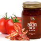 Green Jay Gourmet Bacon Salsa - Medium Heat Salsa With Natural Bacon & Jalapeno Peppers - Gourmet Salsa Dip With No Preservative
