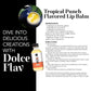 Dolce Flav Tropical Punch Extract - 2 Ounce Oil-Soluble Multipurpose Flavoring Ideal For Candy Making, Baking, Lip Balm, And Ice