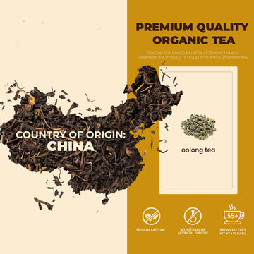 Gardenika Oolong Tea, Loose Leaf, Organic, KSA Kosher - 4 oz (1 Pack)