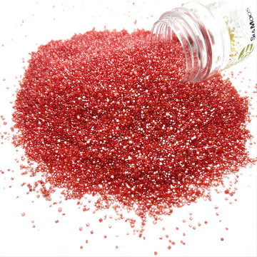 Se Si&Moos Red Sanding Sugar Red Edible Sparkling Sprinkles Sanding Sugar Crystals For Cookie Decorating Edible Glitter Rimmer F