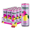 Bloom Nutrition Sparkling Energy Drink, Raspberry Lemon, Zero Sugar, 180mg Caffeine, 12 Fl Oz (Pack of 12)