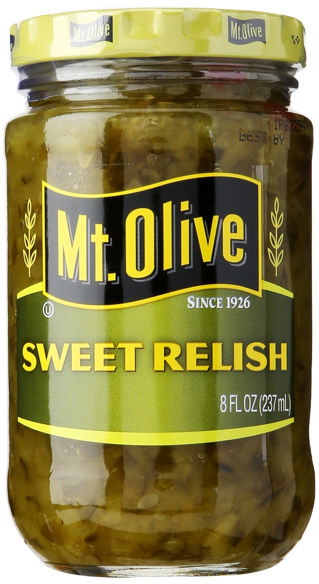 Mt. Olive Sweet Relish, 8 Fl Oz, Pack of 1, Model 00007