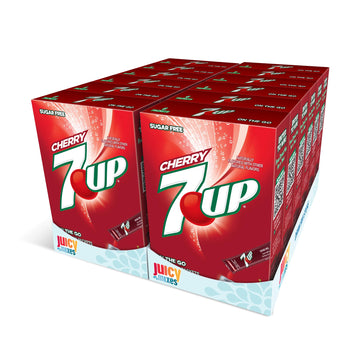 7-UP Powder Drink Mix - Sugar Free & Delicious (Cherry, 72 Sticks)