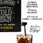 Java House Cold Brew Coffee On Tap, (128 Fluid Ounce Box) Not A Concentrate, No Sugar, Ready To Drink Liquid (Colombian Roast)