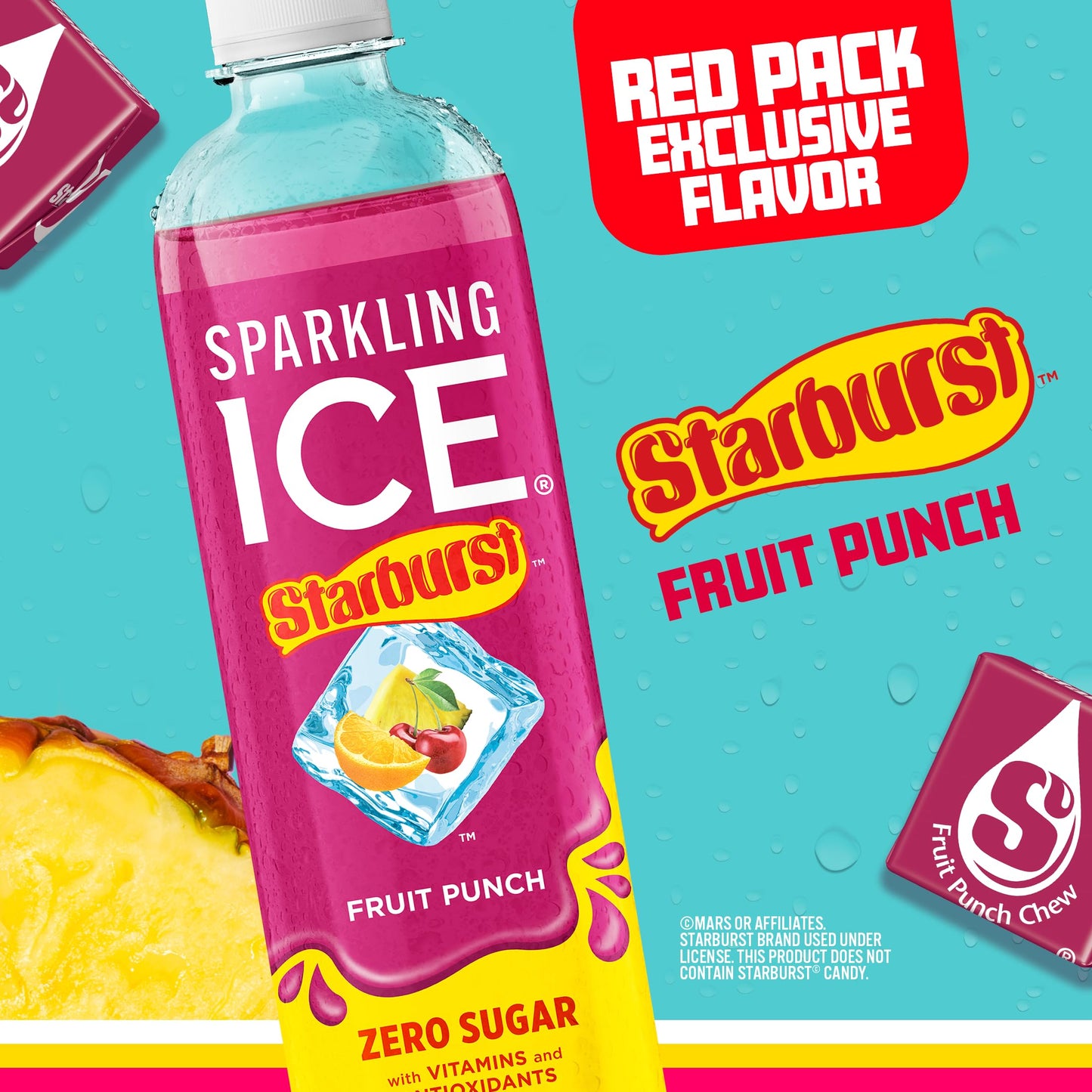 Sparkling Ice Flavored Sparkling Water Variety Pack, Zero Sugar, 17 Fl Oz, 12 Count (Kiwi Strawberry, Fruit Punch, Watermelon)