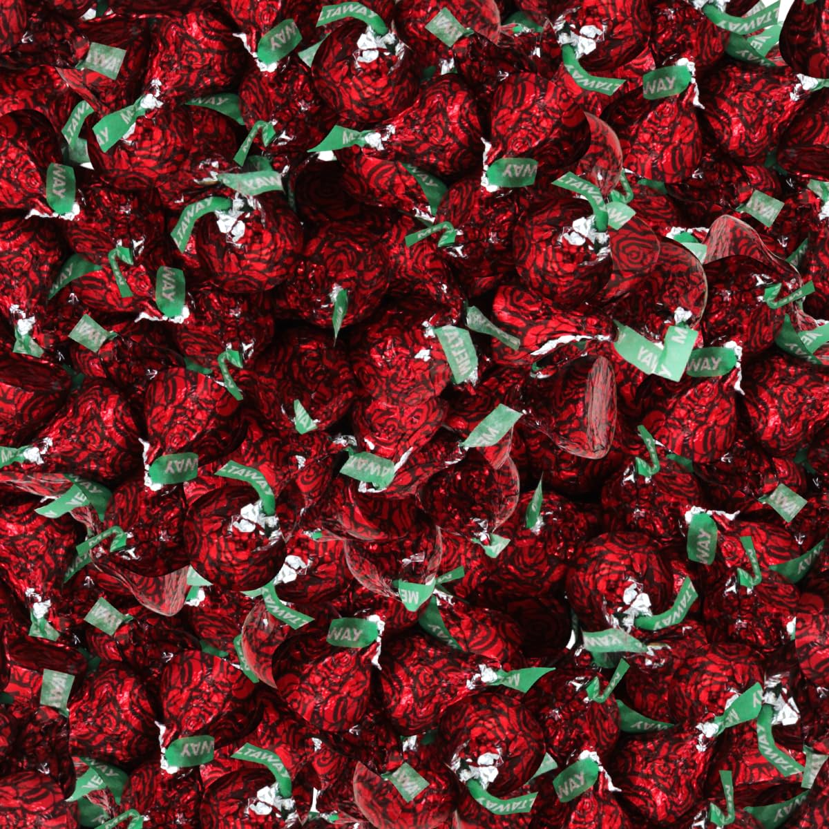 Meltaway Kisses, 4Lb Pack Of Chocolate Roses Individually Wrapped Bulk, Ideal Valentine Hersheykisses For Valentines Day Surprises, Perfect Valentines Chocolates For Romantic Gifts