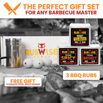 Rubwise Bbq Brisket Rub Seasoning Gift Set (3 X 1 Lb Bags) - Barbecue Spices And Seasoning Sets Variety Pack | Brisket Seasoning