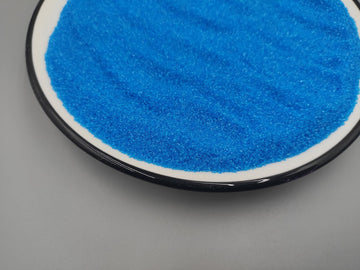 Edible 5 Ounce Fine Decorative Blue Sanding Sugar Sprinkles For Baking, Sparkling Crystals For Cakes, Cookies, Cupcakes, Ice Cre